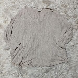 Urban Outfitters Out from Under Waffle knit 3/4 sleeve top